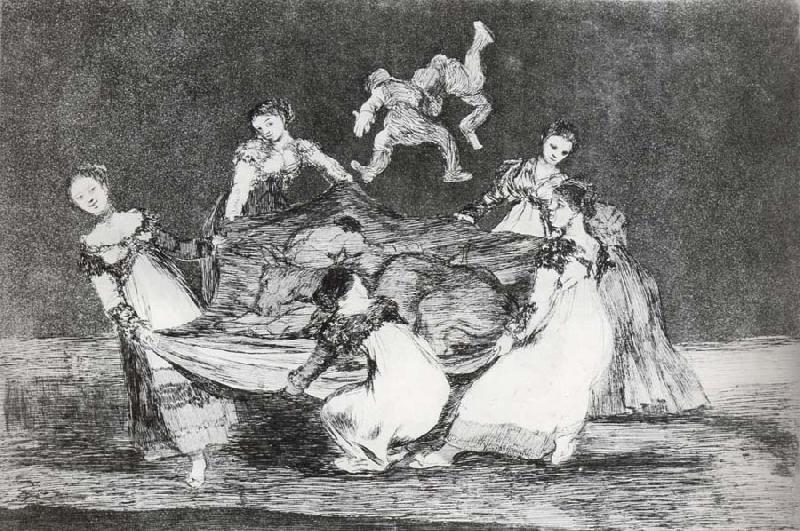 Francisco Goya Disparate feminino oil painting image